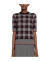 Thom Browne Woman Sweater Midnight Blue Size 8 Wool In Multicolor