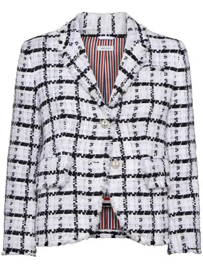 THOM BROWNE CHECKED BLAZER