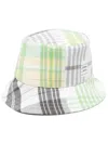 Thom Browne Cappello Da Pescatore In Cotone Stampato Uomo In Grey
