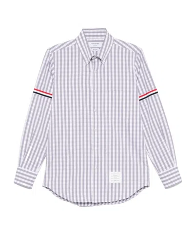 THOM BROWNE CHECKED SHIRT
