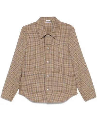 THOM BROWNE CHECKED TWEED JACKET