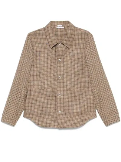 THOM BROWNE CHECKED TWEED JACKET