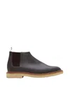 Thom Browne Pull Tab Leather Chelsea Boot In Multi