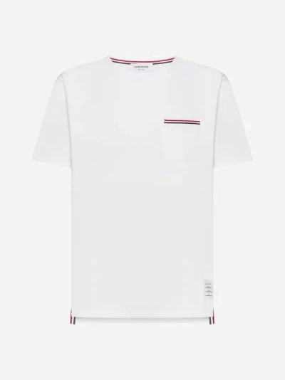 THOM BROWNE CHEST-POCKET COTTON T-SHIRT