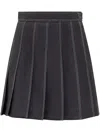 Thom Browne Chic Mini Skirt In Navy
