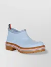 Thom Browne Chunky Sole Pull Tab Round Toe Boots