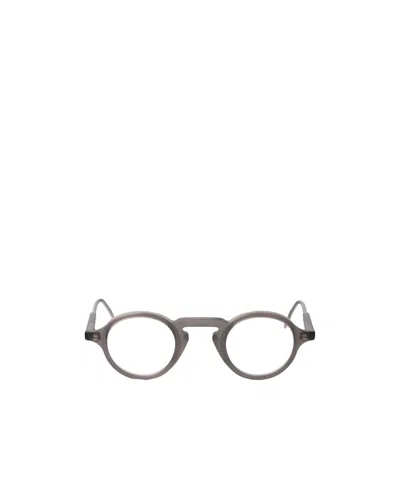 Thom Browne Circular Flat Mirror In Gray