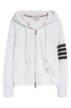 Thom Browne Classic 4-bar Cotton French Terry Zip Hoodie