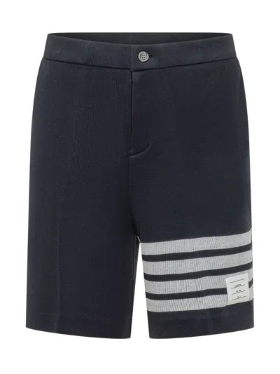 Thom Browne Classic Bermuda Mini Shorts In Black