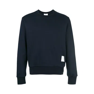 Pre-owned Thom Browne Classic Center Back Stripe Crewneck Pullover 'navy' | Blue | Men's Size 3