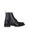 Thom Browne Black Commando Sole Apron Stitch Boots
