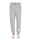 Thom Browne Gray Classic 4-bar Jersey Loopback Sweatpants