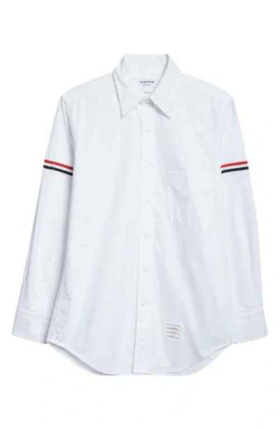 THOM BROWNE THOM BROWNE CLASSIC COTTON POPLIN BUTTON-DOWN SHIRT