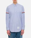 Thom Browne White/blue Striped Button-down Shirt In Sky Blue