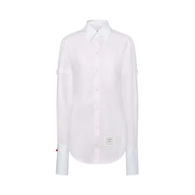Pre-owned Thom Browne Classic Fit Long-sleeve Pc Shirt 'light Pink' | Women's Size 40