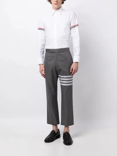 Thom Browne Classic Fit Shirt Men In White