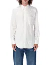 THOM BROWNE THOM BROWNE CLASSIC FIT SHIRT WITH GROSGRAIN PLACKET