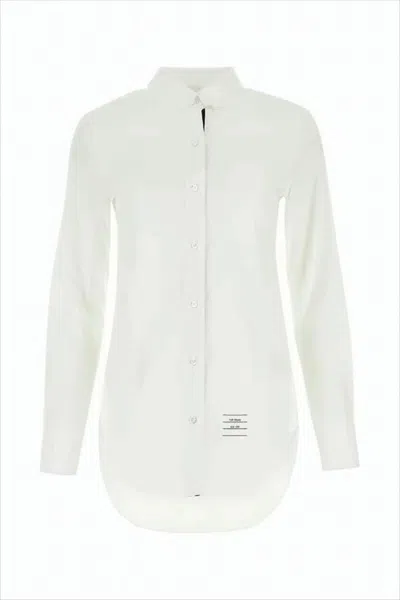 THOM BROWNE CLASSIC LONG-SLEEVE BUTTON-UP SHIRT