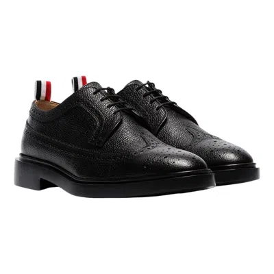 Thom Browne Classic Longwing Brogue Shoes Men In Black