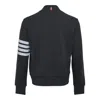 Thom Browne Classic Loopback 4-bar Bomber Men In Black