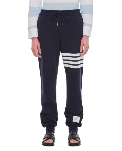 Thom Browne Classic Loopback 4-bar Sweatpants In Blau