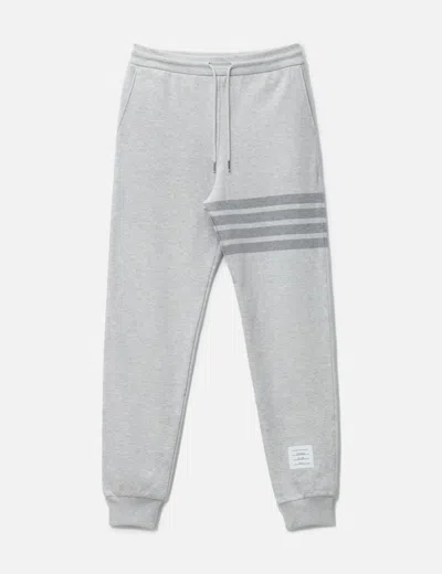 Thom Browne Classic Loopback 4-bar Sweatpants In Gray