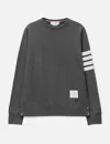 Thom Browne Classic Loopback 4-bar Sweatshirt Gray