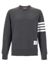 Thom Browne Classic Loopback 4-bar Sweatshirt Gray