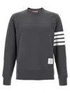 Thom Browne Classic Loopback 4-bar Sweatshirt Gray