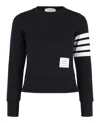 Thom Browne Classic Loopback 4-bar Sweatshirt In Blue