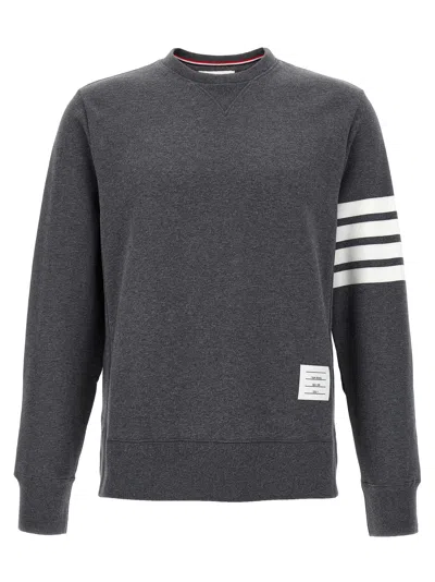 THOM BROWNE CLASSIC LOOPBACK 4-BAR SWEATSHIRT GRAY