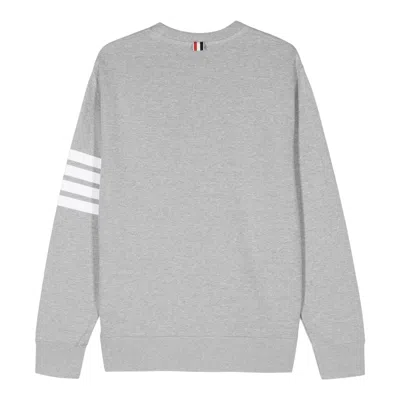 Thom Browne Classic Loopback 4-bar Sweatshirt Men In Gray