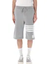 Thom Browne Classic Sweat Shorts In Classic Loopback In Gray