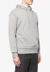 Thom Browne Classic Loopback Hooded Sweatshirt In Gray