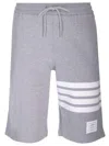Thom Browne Classic Loopback Shorts In Gray
