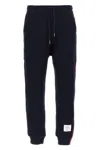 Thom Browne Tapered Grosgrain-trimmed Loopback Cotton-jersey Sweatpants