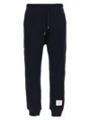 Thom Browne Tapered Grosgrain-trimmed Loopback Cotton-jersey Sweatpants