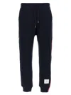 Thom Browne Tapered Grosgrain-trimmed Loopback Cotton-jersey Sweatpants