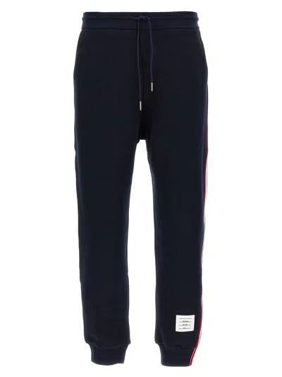 THOM BROWNE CLASSIC LOOPBACK STRIPE PANTS BLUE