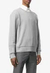 Thom Browne Classic Loopback Sweatshirt In Gray