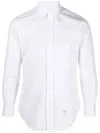 Thom Browne Classic L/s Bd Pc Shirt W/ Cf Gg Placket In Solid Poplin Clothing
