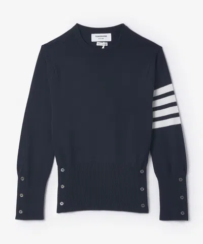 Thom Browne Classic Mini Sweater In Blue