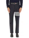 Thom Browne Classic Pants With Martingale In Black