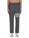 Thom Browne Classic Pants With Martingale In Gray
