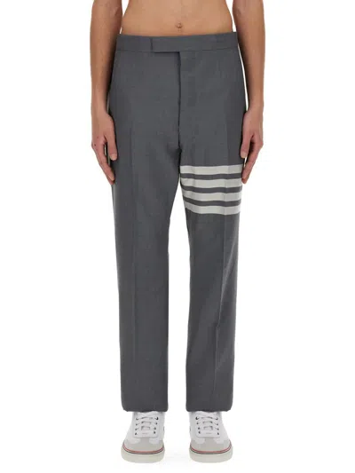Thom Browne Classic Pants With Martingale In Gray