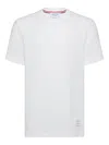 Thom Browne Classic Pique 4-bar T-shirt Clothing In White