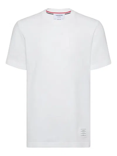THOM BROWNE THOM BROWNE CLASSIC PIQUE 4-BAR T-SHIRT CLOTHING
