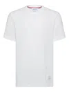 Thom Browne Classic Pique 4-bar T-shirt Clothing In White