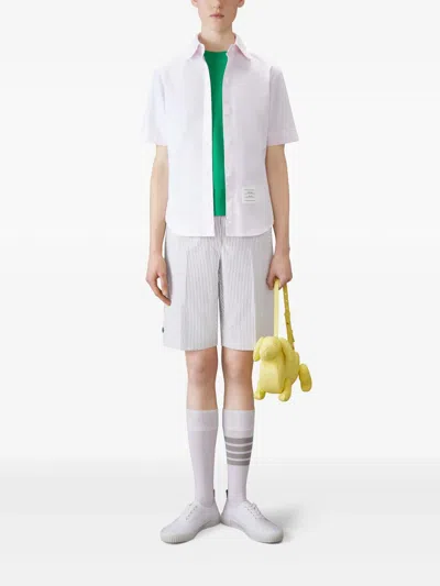 Thom Browne Classic Pique 4-bar Tee Women In White