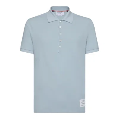Thom Browne Classic Pique 4-bar Polo Men In Blue